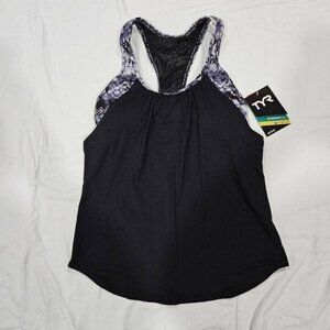 3/$15 TYR Emerald 2-in-1 Bra Tank Size Small